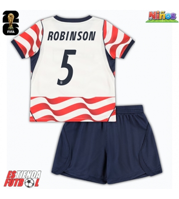 Estados Unidos Antonee Robinson #5 Primera Equipación Niños Mundial 2026 Manga Corta (+ Pantalones cortos)